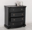 Chest of drawers with 4 curved drawers, Directoire Collection