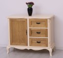 Chest of drawers Chic with 1 door and 3 drawers, soft close drawers