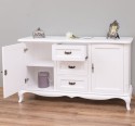 Chest of drawers with 2 doors and 3 drawers, soft close drawers