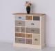 Dresser with 13 drawers, oak top