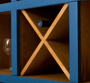 Bar furniture with bottle holder
