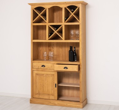 Bar furniture with bottle holder