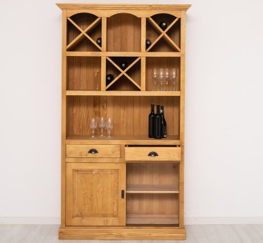 Bar furniture with bottle holder