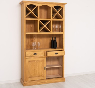Bar furniture with bottle holder