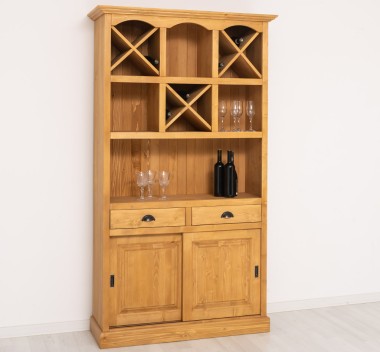 Bar furniture with bottle holder