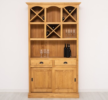 Bar furniture with bottle holder