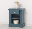 Nightstand with 1 drawer and 1 shelf, Directoire Collection