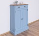 OAK Cabinet with drawer, 2 doors and 1 drawer, oak top