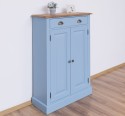 OAK Cabinet with drawer, 2 doors and 1 drawer, oak top