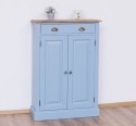 OAK Cabinet with drawer, 2 doors and 1 drawer, oak top