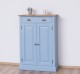 OAK Cabinet with drawer, 2 doors and 1 drawer, oak top