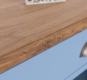 OAK Cabinet with drawer, 2 doors and 1 drawer, oak top