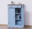 OAK Cabinet with drawer, 2 doors and 1 drawer, oak top