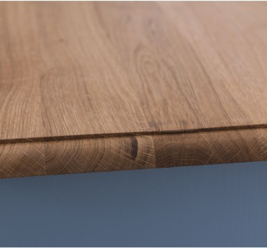 OAK Cabinet with drawer, 2 doors and 1 drawer, oak top