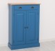 OAK Cabinet with drawer, 2 doors and 1 drawer, oak top