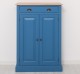 OAK Cabinet with drawer, 2 doors and 1 drawer, oak top