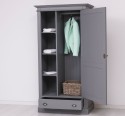 Wardrobe with 1 door and 1 drawer