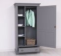 Wardrobe with 1 door and 1 drawer