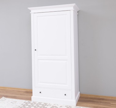 Wardrobe with 1 door and 1 drawer