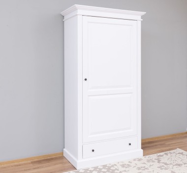 Wardrobe with 1 door and 1 drawer