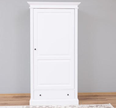 Wardrobe with 1 door and 1 drawer