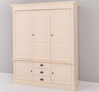 Wardrobe with 3 + 2 doors and 3 drawers, Directoire Collection - PS492