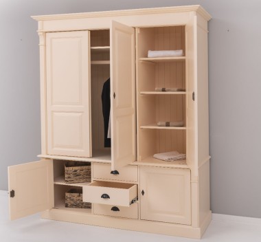 Wardrobe with 3 + 2 doors and 3 drawers, Directoire Collection - PS492