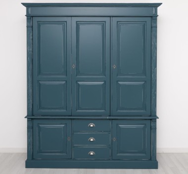 Wardrobe with 3 + 2 doors and 3 drawers, Directoire Collection - PS492
