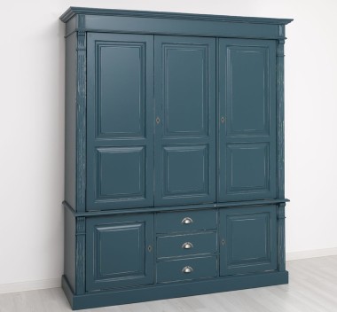 Wardrobe with 3 + 2 doors and 3 drawers, Directoire Collection - PS492