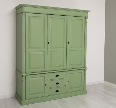 Wardrobe with 3 + 2 doors and 3 drawers, Directoire Collection - PS492
