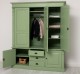 Wardrobe with 3 + 2 doors and 3 drawers, Directoire Collection