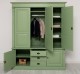 Wardrobe with 3 + 2 doors and 3 drawers, Directoire Collection