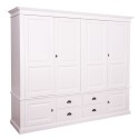 Cabinet with 4 + 2 doors, 4 drawers