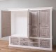 Cabinet with 4 + 2 doors, 4 drawers