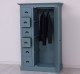 Wardrobe with 1 door, 6 drawers