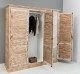 3-door wardrobe, Shutter Collection