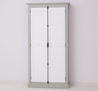 Cabinet with 2 doors, rod closing system, Shutter Collection