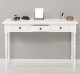 Console with turned legs, 3 drawers