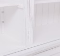 Large bookcase with ornaments, 4 doors and open space, BAS + SUP