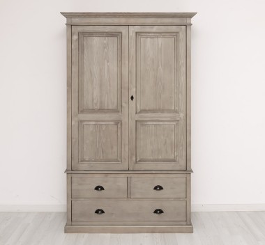 Wardrobe with 2 doors and 3 drawers