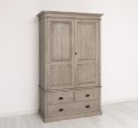 Wardrobe with 2 doors and 3 drawers