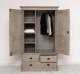 Wardrobe with 2 doors and 3 drawers