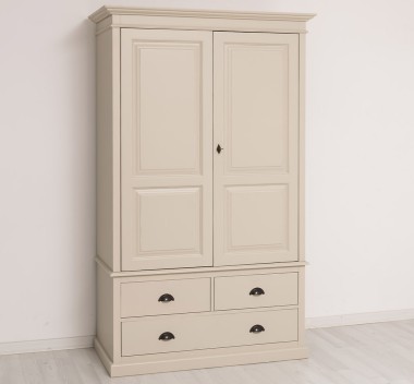 Wardrobe with 2 doors and 3 drawers