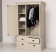 Wardrobe with 2 doors and 3 drawers