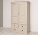 Wardrobe with 2 doors and 3 drawers