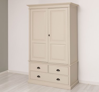 Wardrobe with 2 doors and 3 drawers