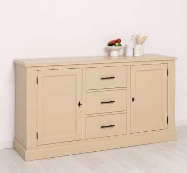 Buffet with 2 doors, 3 drawers, BAS - PS370BAS