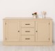 Buffet with 2 doors, 3 drawers, BAS