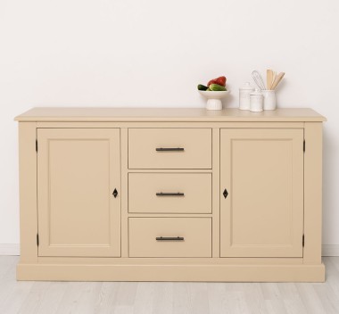 Buffet with 2 doors, 3 drawers, BAS - PS370BAS
