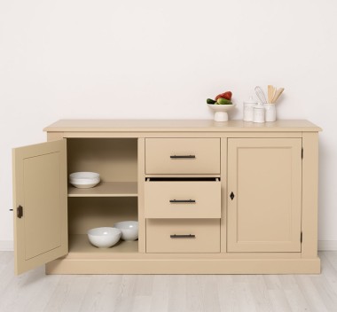 Buffet with 2 doors, 3 drawers, BAS - PS370BAS
